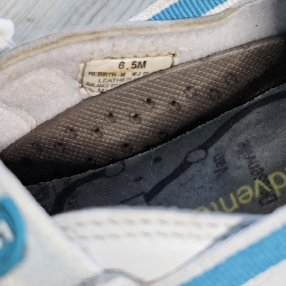 J-41 Rebirth Mary Jane Velcro rugged hiking shoes-white/blue size 6.5 - Picture 13 of 14